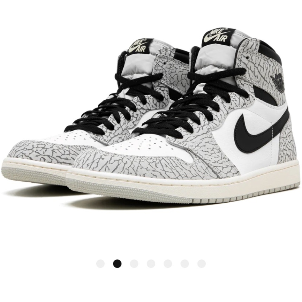 Air Jordan 1 High OG “White Cement” brand new side 6 Youth